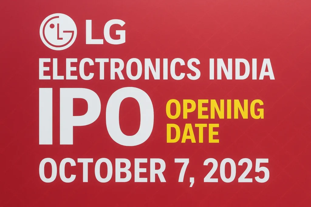 LG Electronics India IPO opens, opening date of LG IPO LG Electronics India IPO 2025