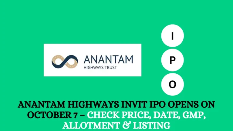 Anantam Highways InvIT IPO