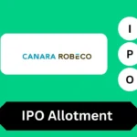 Canara Robeco IPO allotment status