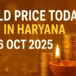 Gold price today in haryana Oct 26, 2025