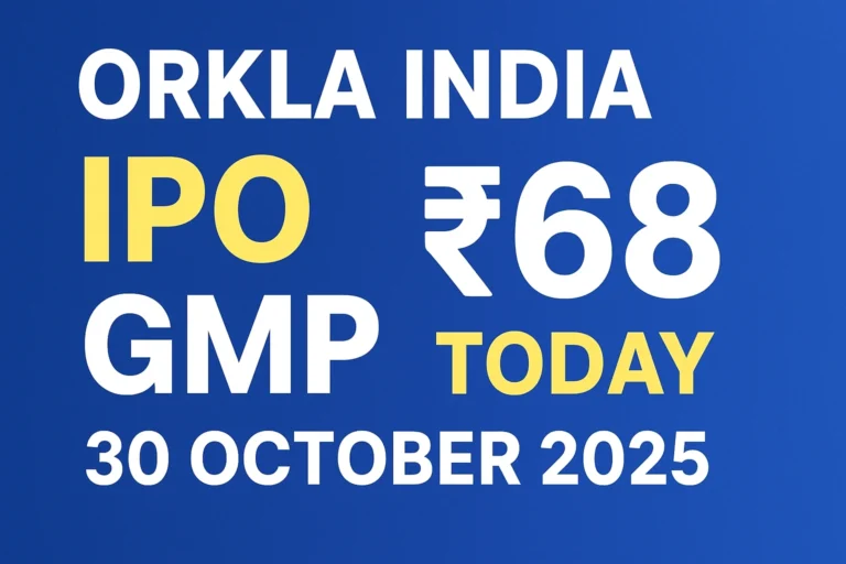 Orkla India IPO GMP Update
