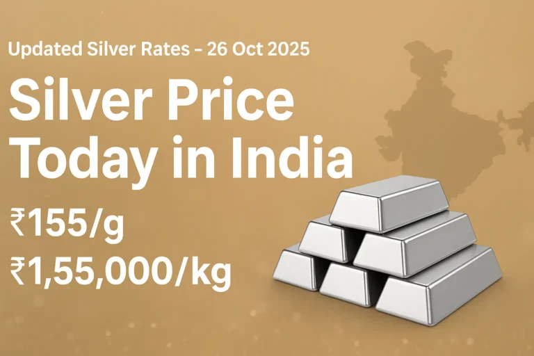 Silver Price today Oct 26 2025