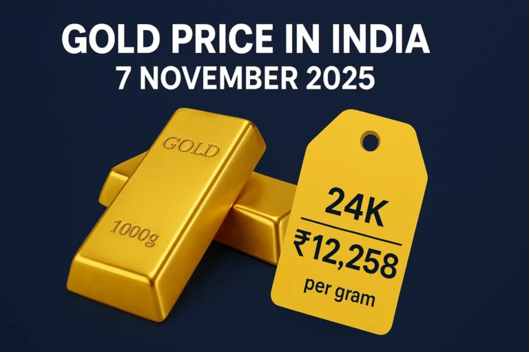 Gold Price in India Today – 7 November 2025