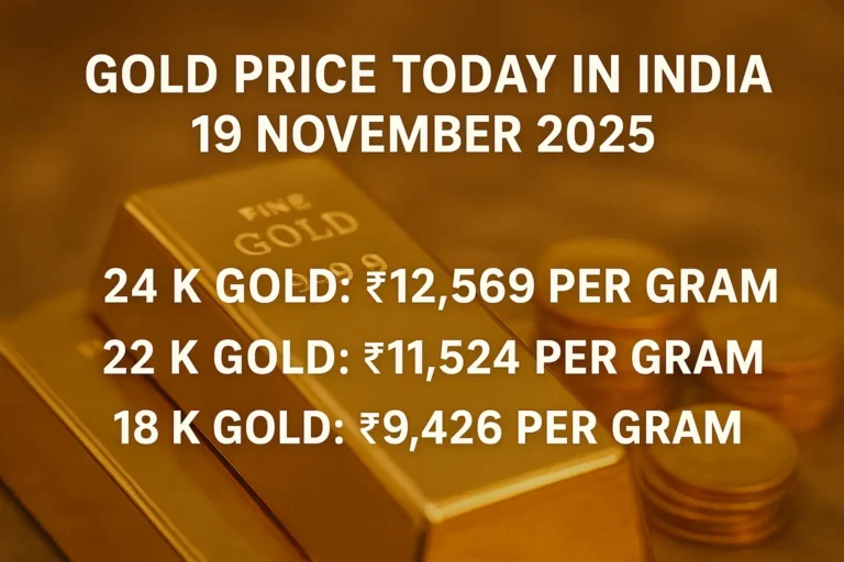 Gold Price Today in India (19 November 2025)
