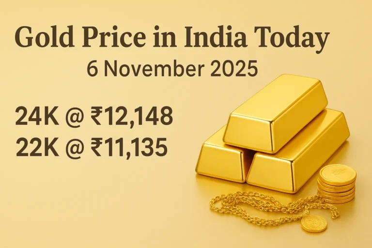 Gold Price in India Today (6 November 2025)