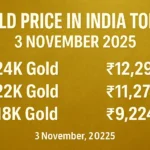 Gold Prices in India 3 Nov 2025