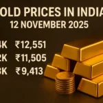 Gold Prices in India Today (12 November 2025)