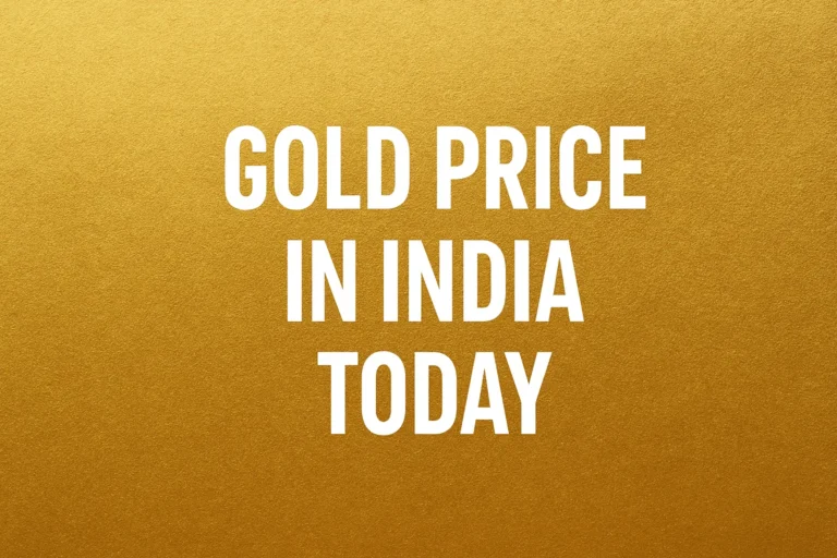 Gold Pricing Today in India