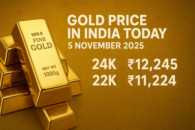 Gold price today Nov 5, 2025