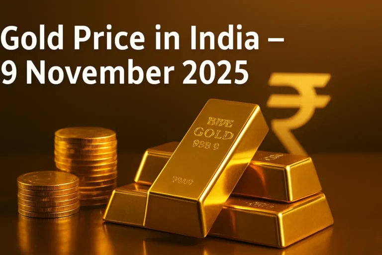 Gold prices in India on 9 November 2025