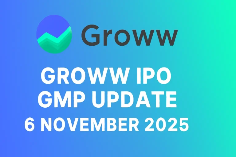 Groww IPO GMP Update – 6 November 2025