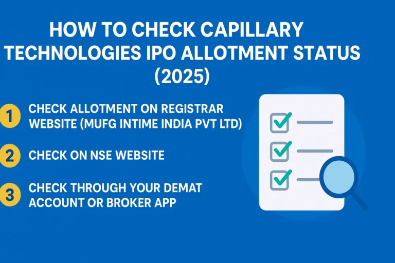 Capillary Technologies IPO Allotment Status – Step-by-Step Guide