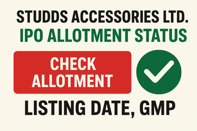 IPO Allotment Status Studds Accessories