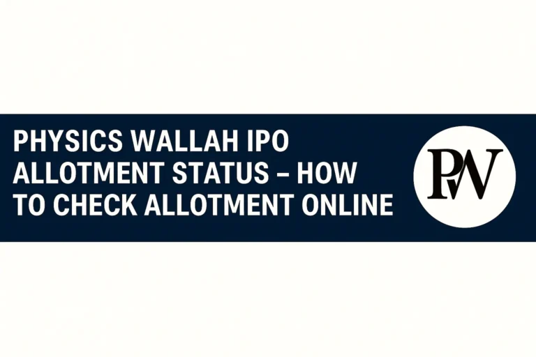 Physics Wallah IPO Status