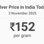 Silver Price in India ₹152