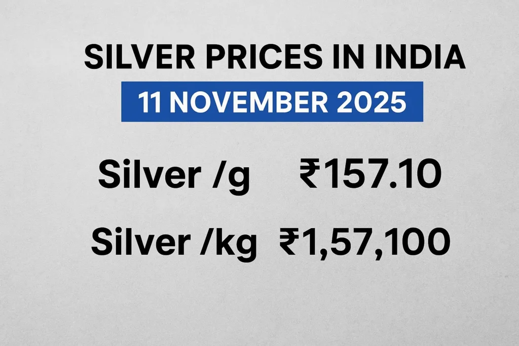 Silver Prices in India Today on 11 November 2025