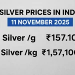 Silver Prices in India Today on 11 November 2025