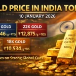 Gold prices in India on January 10