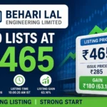 Behari Lal Engineering IPO Lists at ₹465