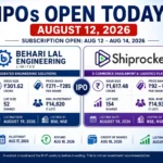 IPOs Open Today 12 August Behari Lal Engineering and Shiprocket IPO