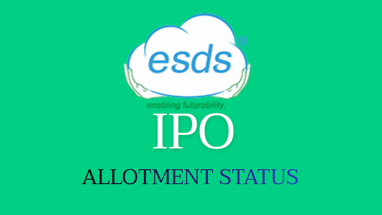 ESDS Software IPO Allotment Status Check